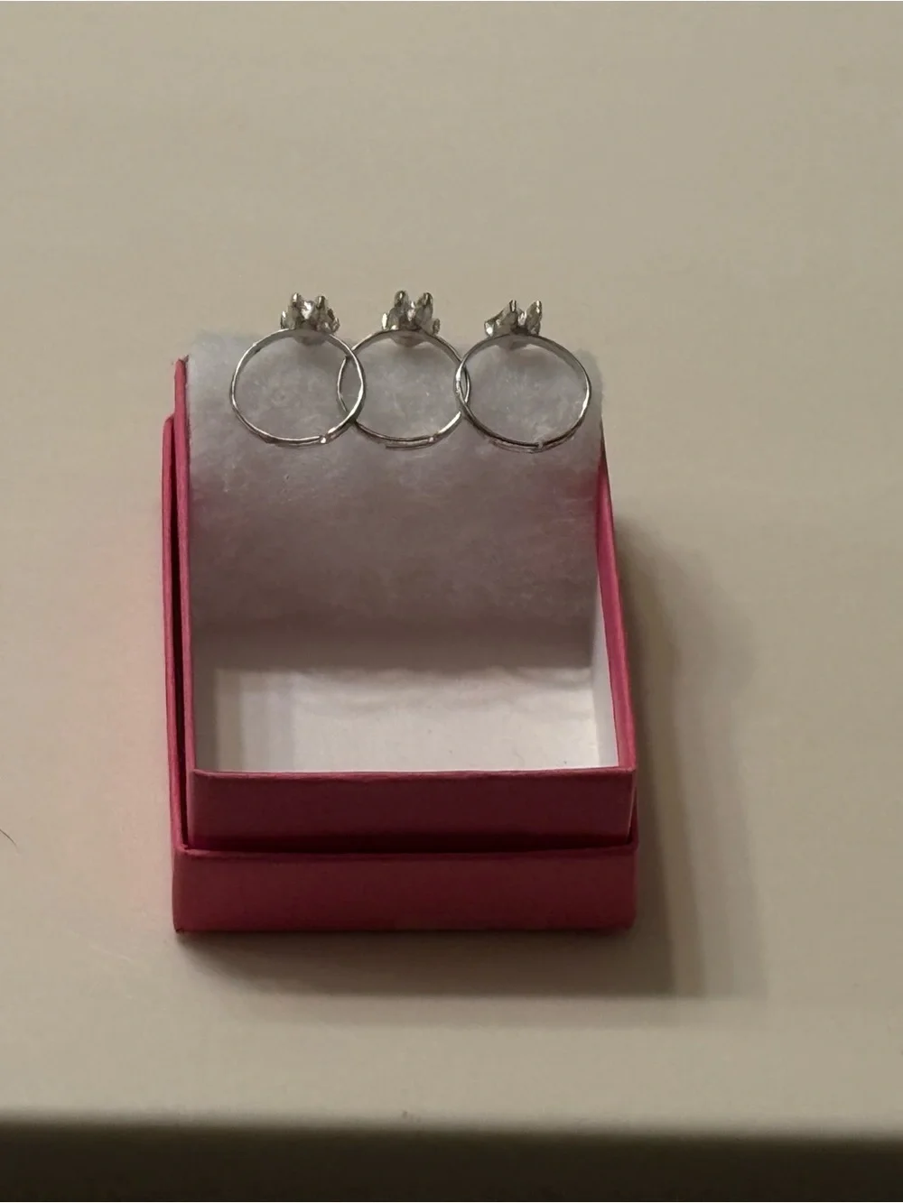 Set of 3 children’s super cute butterfly rings for girls!